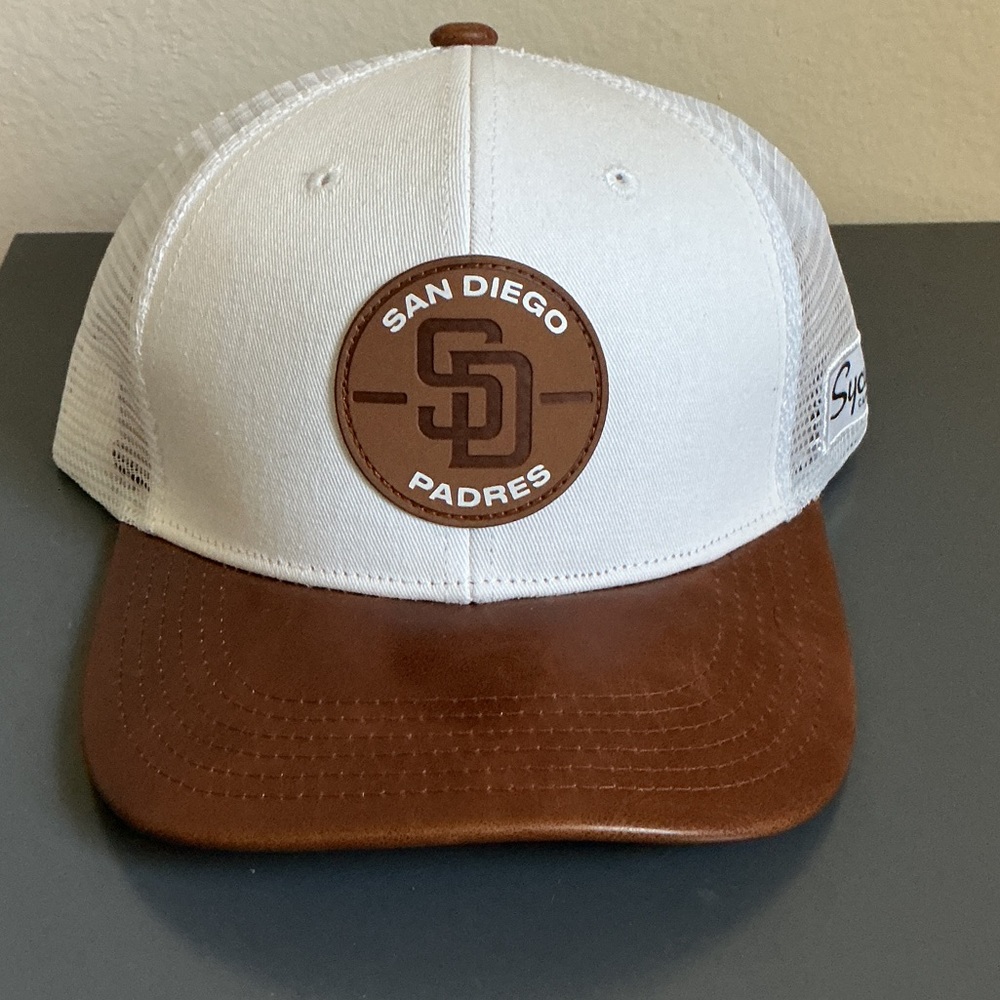 San Diego Padres White and Brown Cap